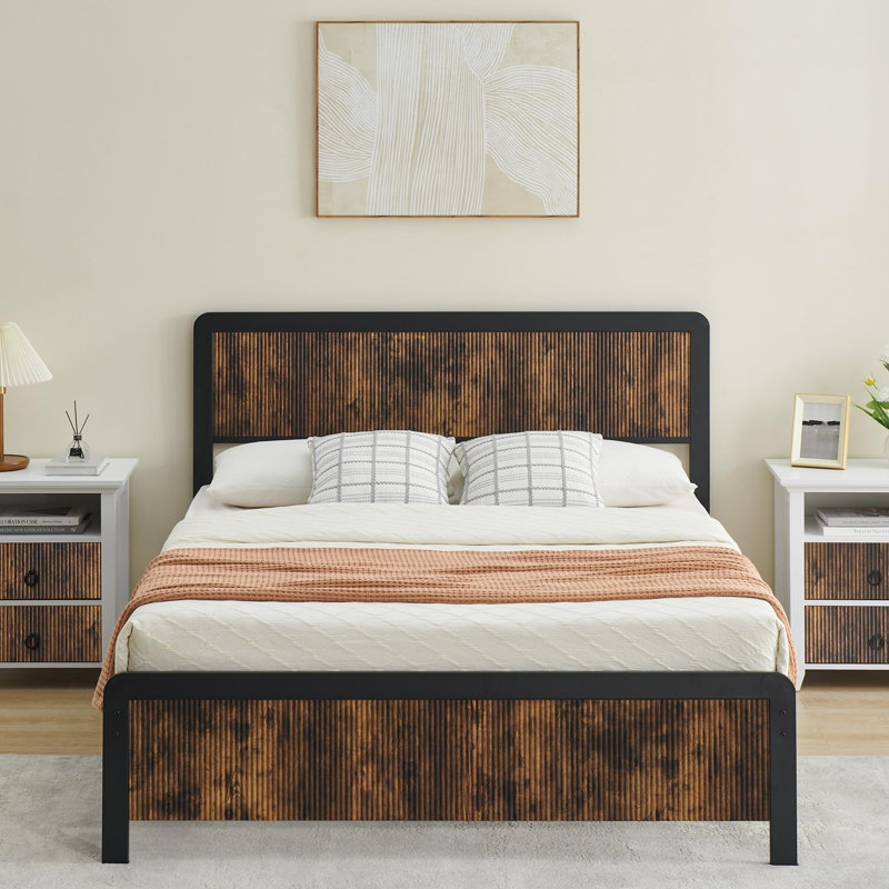 Bergfield Platform Bed, Full / Double, Brown