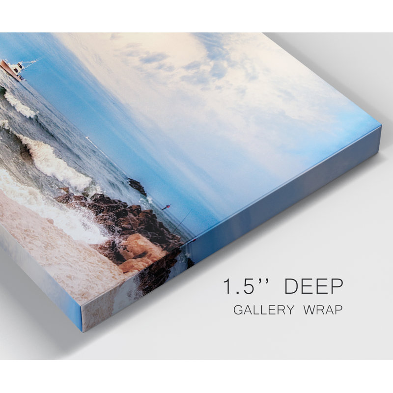 " Tranquil Blues " 3 - Pieces, 48" H x 96" W x 2" D