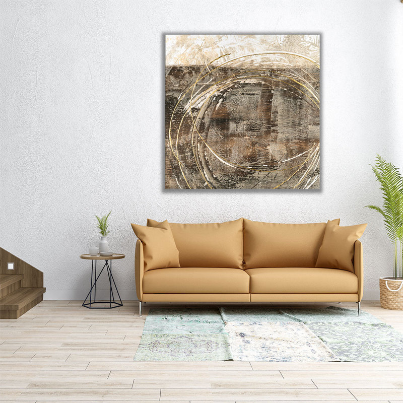 Metallic Thread I - Canvas Print Wall Art, 24" H x 24" W