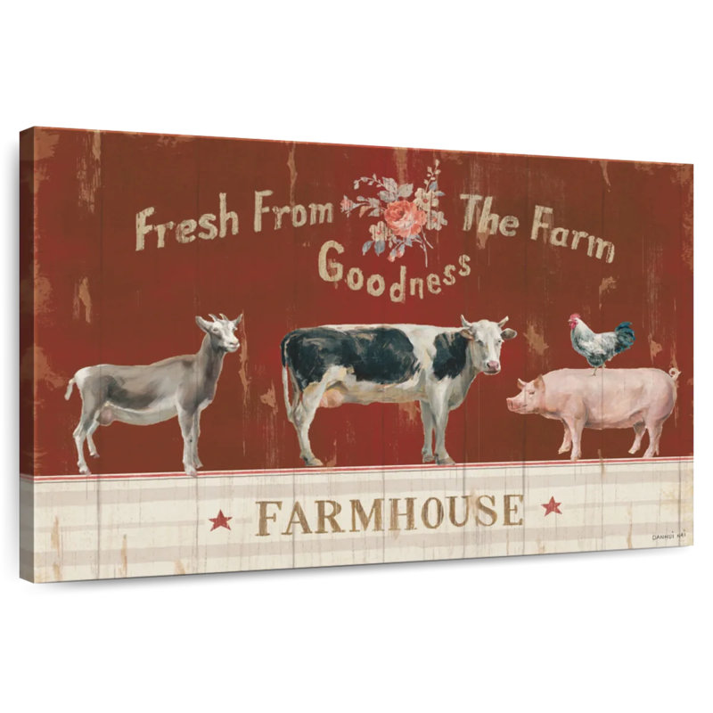 Plaque murale Farm Patchwork II, H 26 po x l 39 po