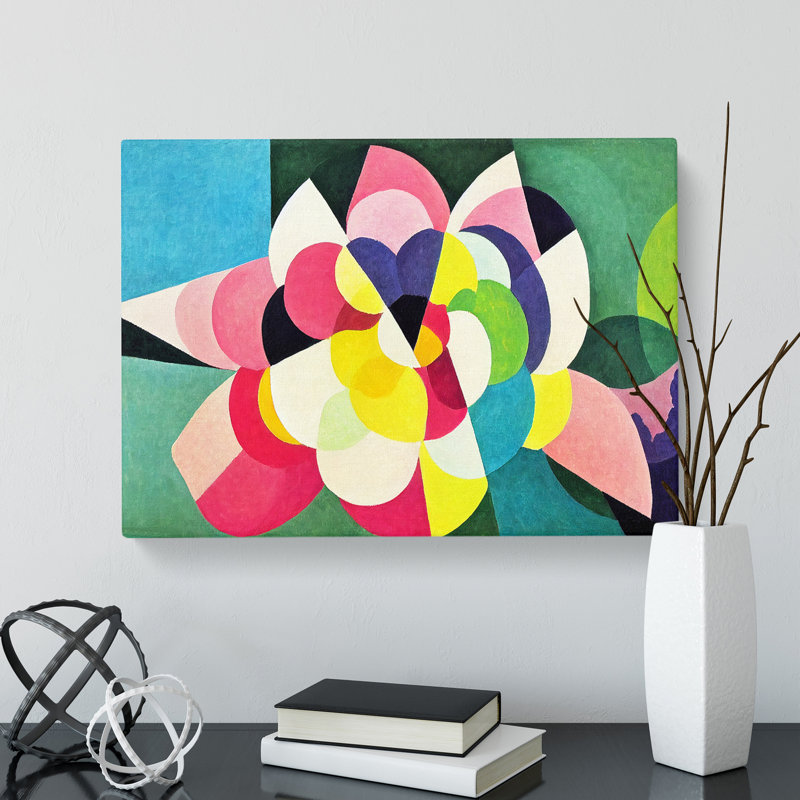 Hydrangea Flower Abstract Vol.2 - Wrapped Canvas, 35cm H x 50cm W x 3cm D