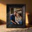 Cadre photo traditionnel 8 "x 10" noir 1PC pour le vestibule-1792616984-1792616989-1792616990