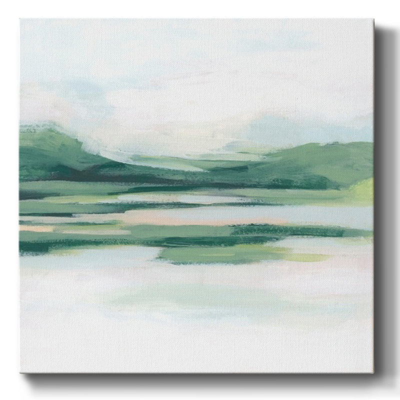Toile tendue Mossy Inlet I-Gallery, H 16 po x l 16 po x P 1,5 po