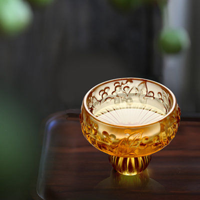 LIULI Living, Sake Glass, Shot Glass | Always the Right Time- Loquat (set of 2)