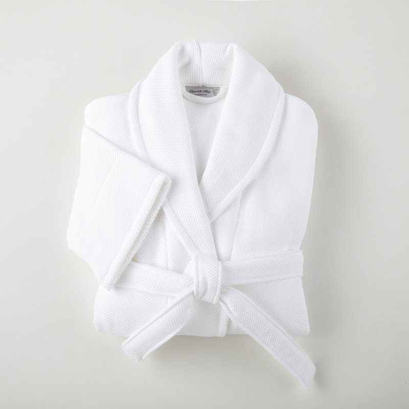 Peignoir 100% coton spa fille / femme + mi-mollet avec poches Spa, L