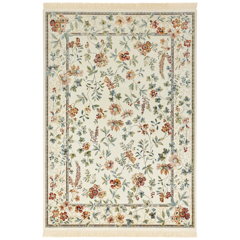 Tufted Cream Rug, Rectangle 195 x 300cm