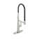 Spring Neck Standard Kitchen Faucet with Dual-Function spray head and Deck Plate