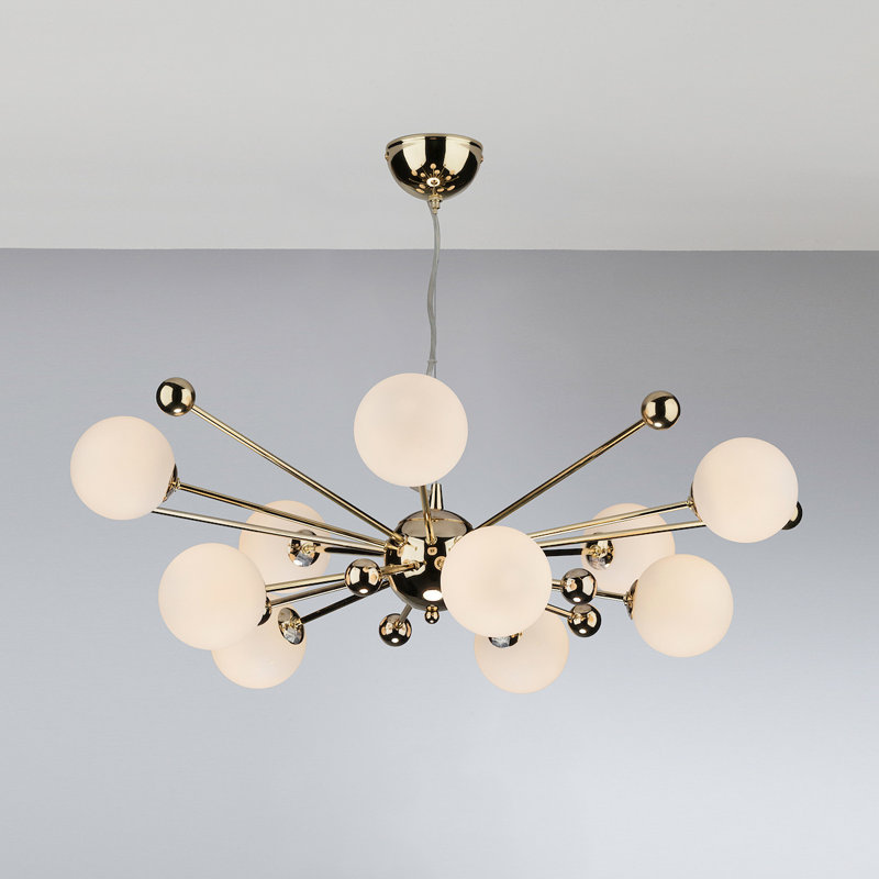 Briony 10 - Light Sputnik Chandelier, Gold