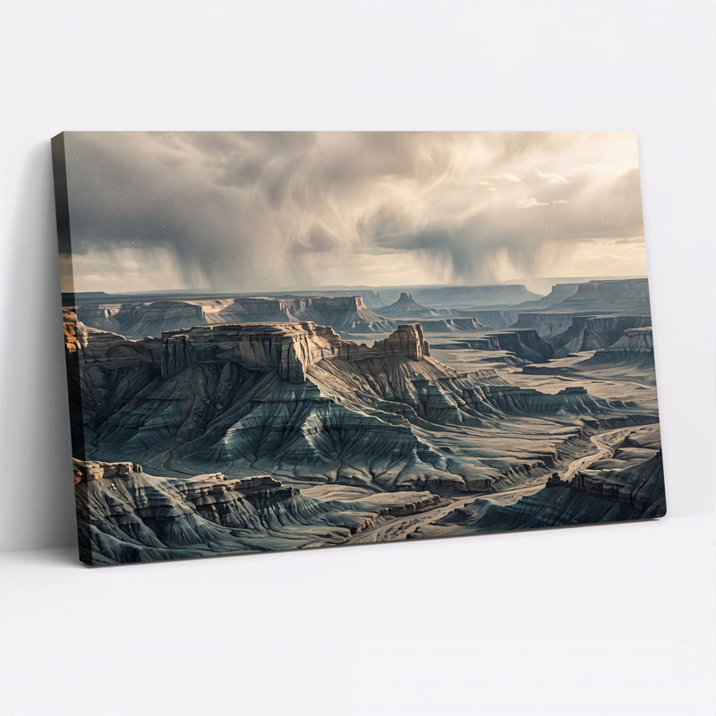«Desert Canyon Landscape», art mural sur toile, H 24 po x l 36 po