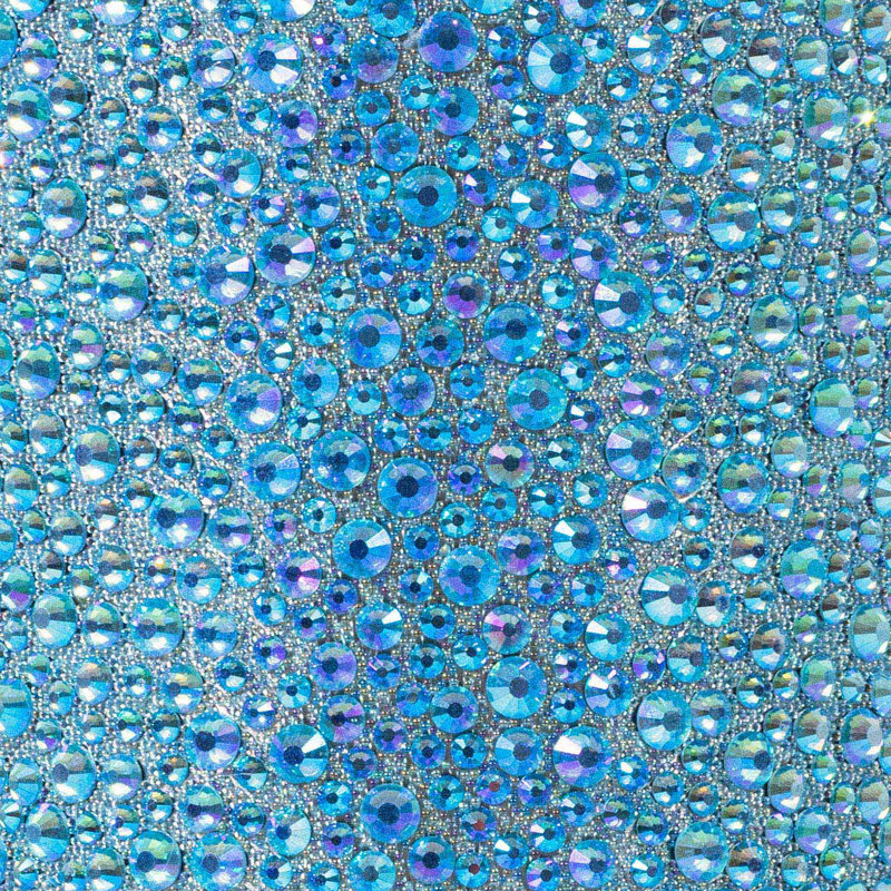 Grand isolateur en acier inoxydable Strass, AquaIridescent