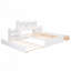 Lit plateforme double avec tablettes coulissantes-1522224229