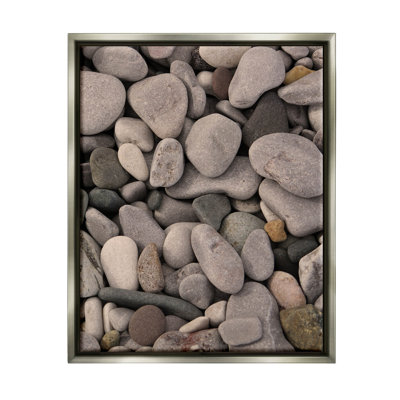 " Various Beach Pebbles Composition "
