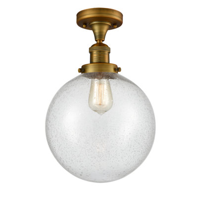 Clementina Glass Semi Flush Mount