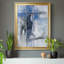 Reflections in Indigo - Peinture sur toile encadrée-460480703-460480672