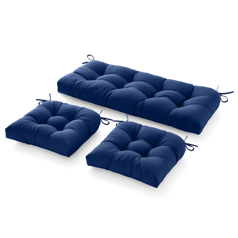 Outdoor 5'' Seat / Back Cushion, Dark Blue