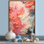 «Pink and White Coastal Coral Collage - Coastal Coral Under Water, reproduction d'art sur toile