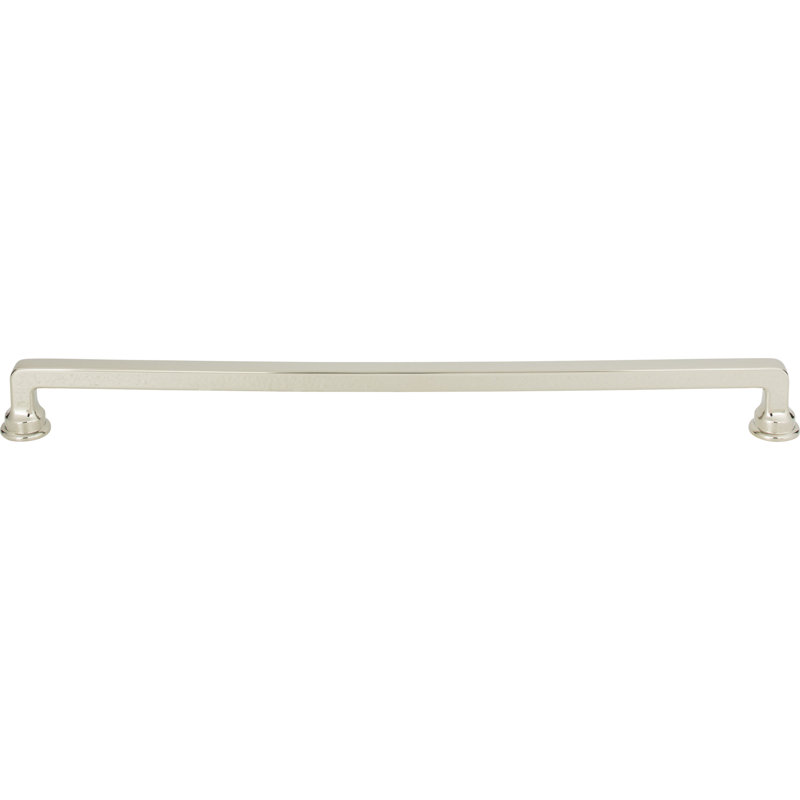 Polished Nickel 12" Bar Handle with Mounting Hardware