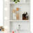 35" Makeup Vanity Desk with Mirror Lights, 4 Drawers & Power Strip, Adjustable Lighting for Bedroom-557567661