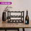 Tabletop Wine Bottle Rack Black