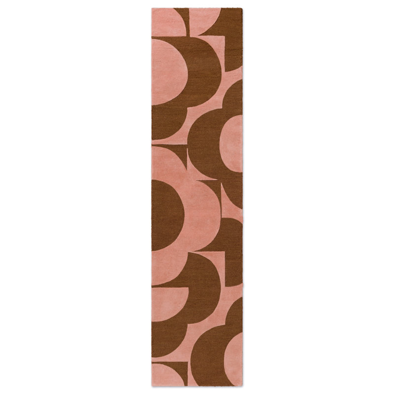 Hand Tufted Wool Floral Area Rug, Runner 2'4" x 9'10"