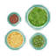 Good Grips SNAP Glass Round 8 Piece Container Food Storage Set