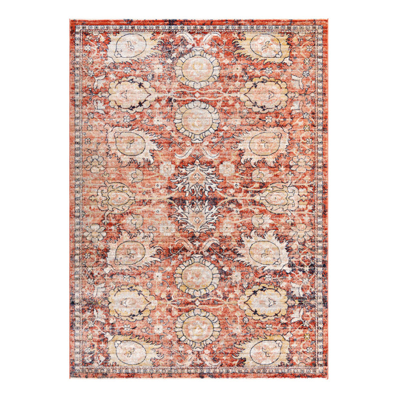 Akira Floral Indoor Rug, Rectangle 7' x 10'2"