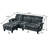 Marchel Upholstered L-Shaped Sectional with Ottoman Reversible-2102501040