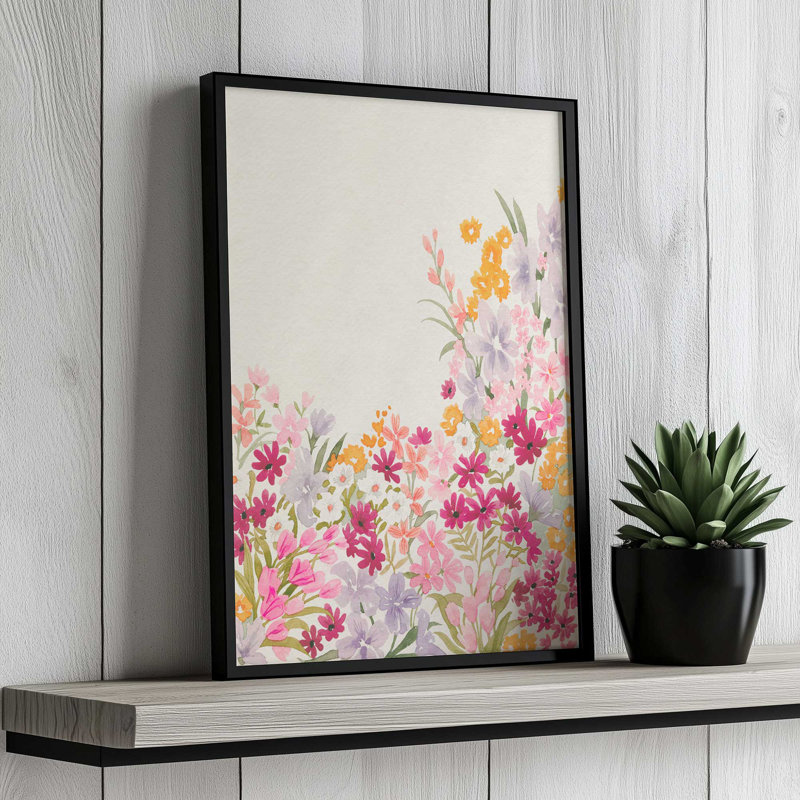 «Garden Spray II» par Grace Popp, reproduction d'art, H 18 po x l 12 po, Reproduction encadrée d'une seule photo sans pass