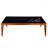 Ayerim Coffee Table, Rectangular Metal Top Coffee Table, Modern Coffee Table
