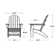 Vineyard Curveback Resin Adirondack Chair