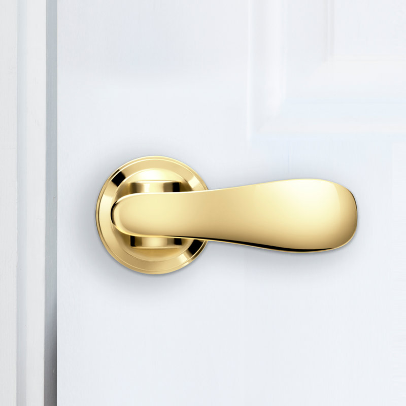 Faux verrou simple Yale Navis, Laiton brillant