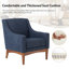 Arshanti 28.7" W Armchair With Solid Wood Legs-77429546