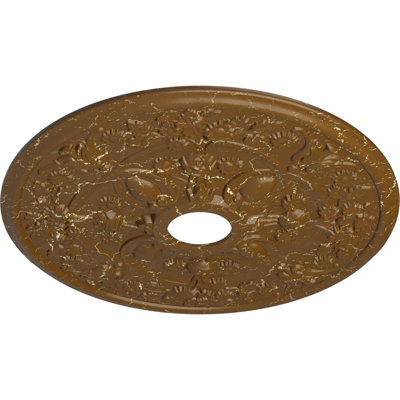30 médaillons de plafond rosés de 30 7/8 po x 3 5/8 po x P 1 3/8 po (convient aux auvents jusqu'à 5 1/4 po)