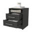 Table de chevet 2 tiroirs Wenge