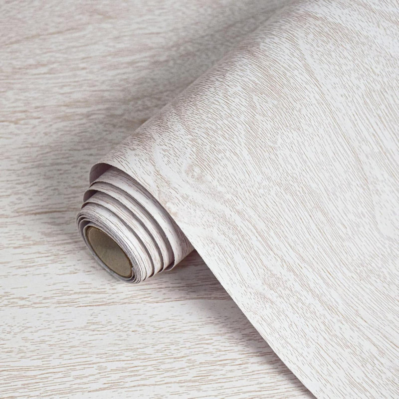 Papier contact bois pour armoires et tiroirs Papier peint auto-adhésif grain de bois pour doublure de tablette