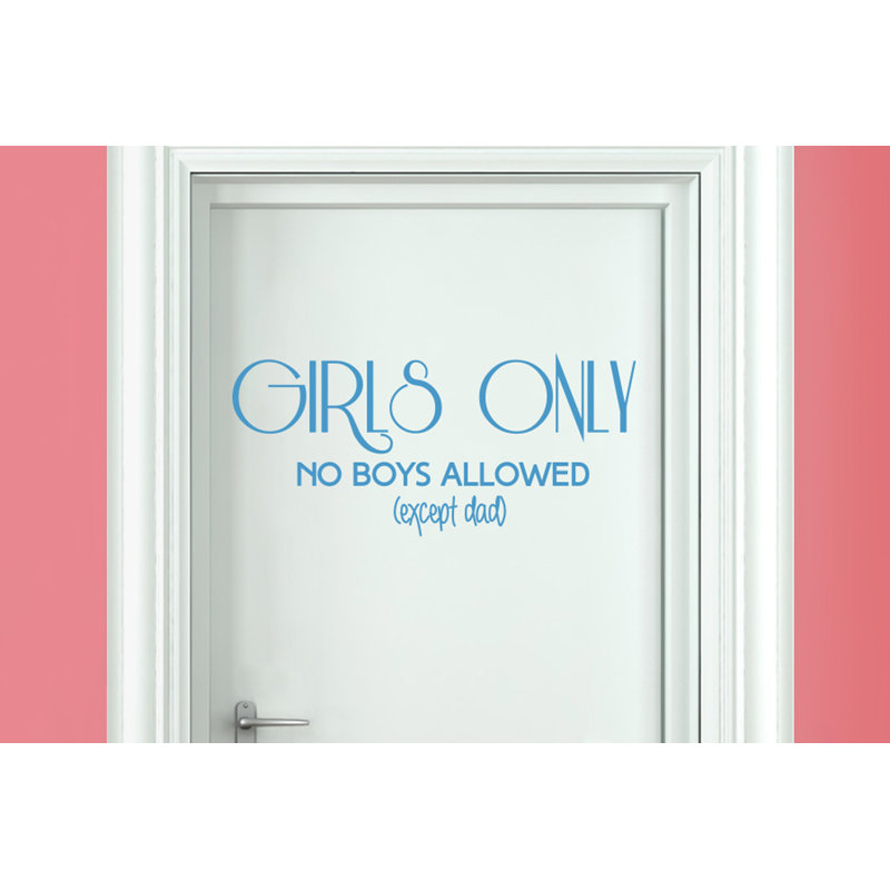 Non-Wall Damaging Wall Decal, Blue