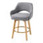 Swivel Upholstered Bar Stool