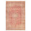 Tapis corail foncé noué à la main de conception unique 9 pi 6 po x 14 pi 3 po One Of Kind