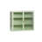 Glass Doors Modern Two-Door Wall Cabinet With Featuring Three-Tier Storage-194188403