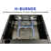 Flame King Portable Propane Cast Iron Grill Griddle Tabletop with Regulator for RV Pullout Kitchen