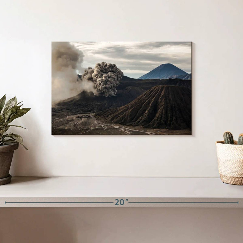 Alvord Volcanic Eruption, 8" H x 12" W