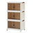 Stackable Foldable Storage Bins With Lids And Wheels
