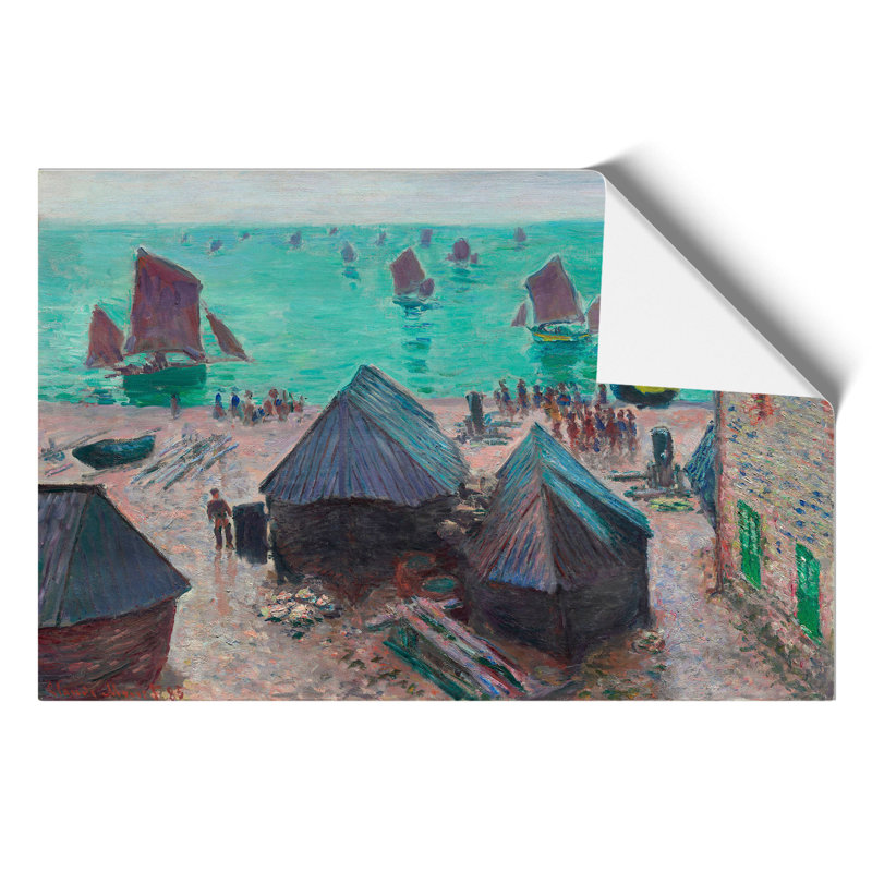 Departure of the Boats by Claude Monet - Frameless Print, 30cm H x 42cm W x 0.1cm D