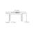 Vintage solid wood ash dining table-232545437
