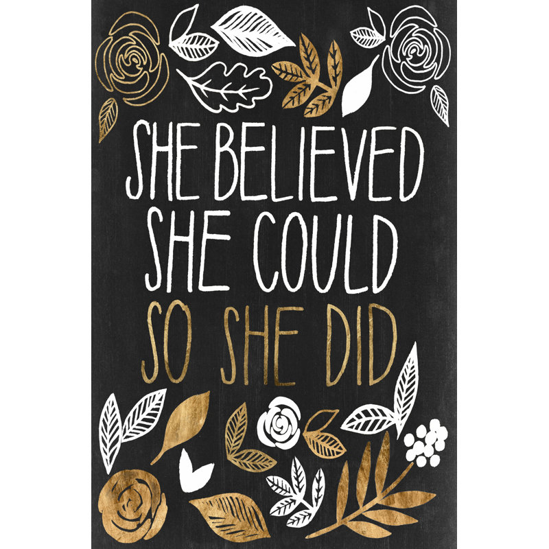 Girl Power III by Grace Popp - Wrapped Canvas Print, 46cm H x 30cm W x 3.8cm D