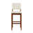 Upholstered Counter Stool with Solid Wood Frame-52517034-52517032