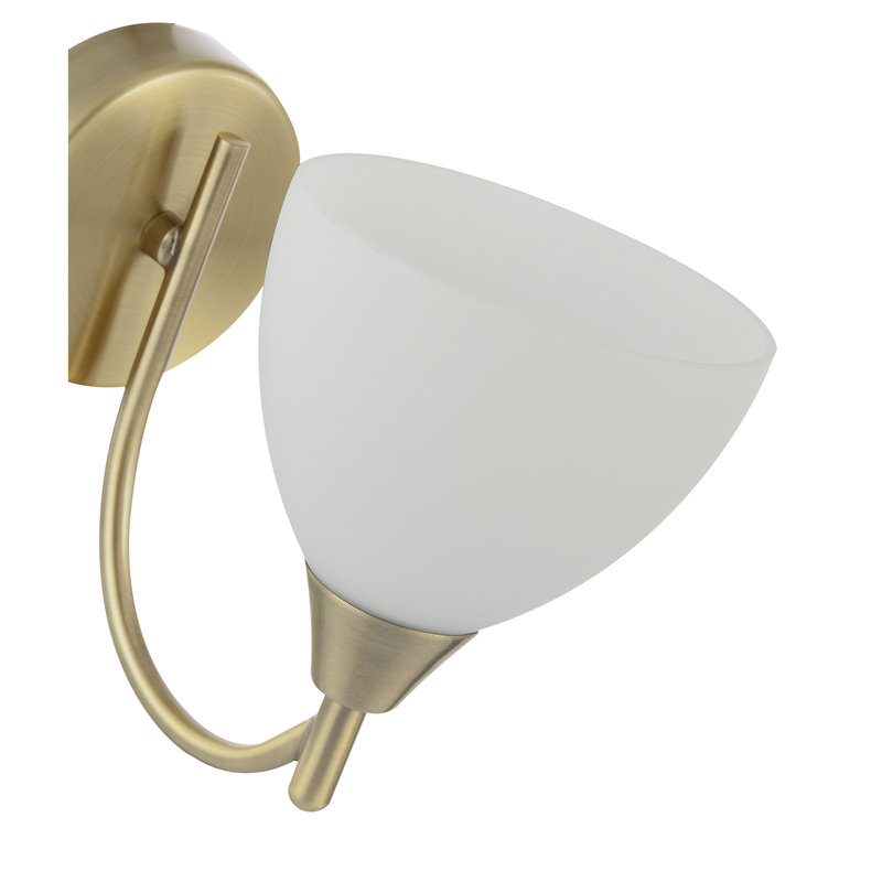 Armed Sconce, Antique Brass