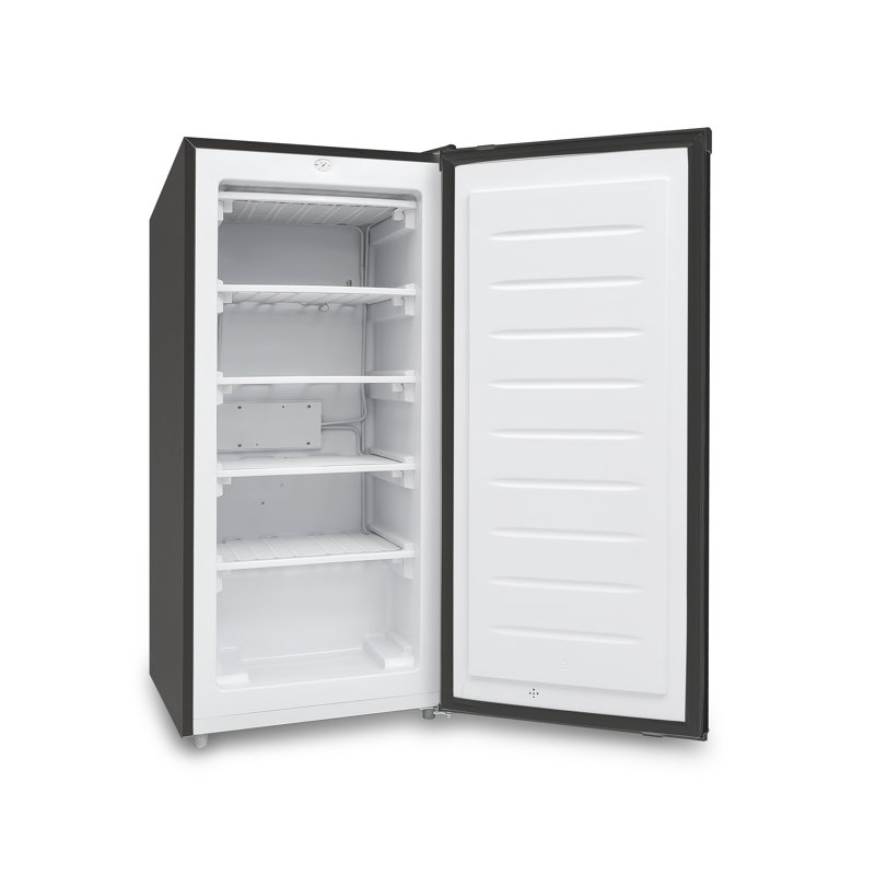 Compact Black 5 Cubic Feet Undercounter Upright Freezer