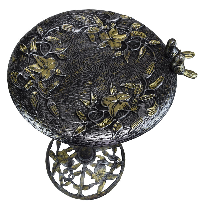 Manistique Metal Birdbath