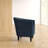 Kronos Faux Leather Barrel Chair-35553865